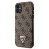 Guess GUHCN61P4TDSCPW iPhone 11 / Xr 6.1 brązowy/brown hardcase Crossbody 4G Metal Logo